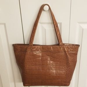 Ralph Lauren brown leather handbag